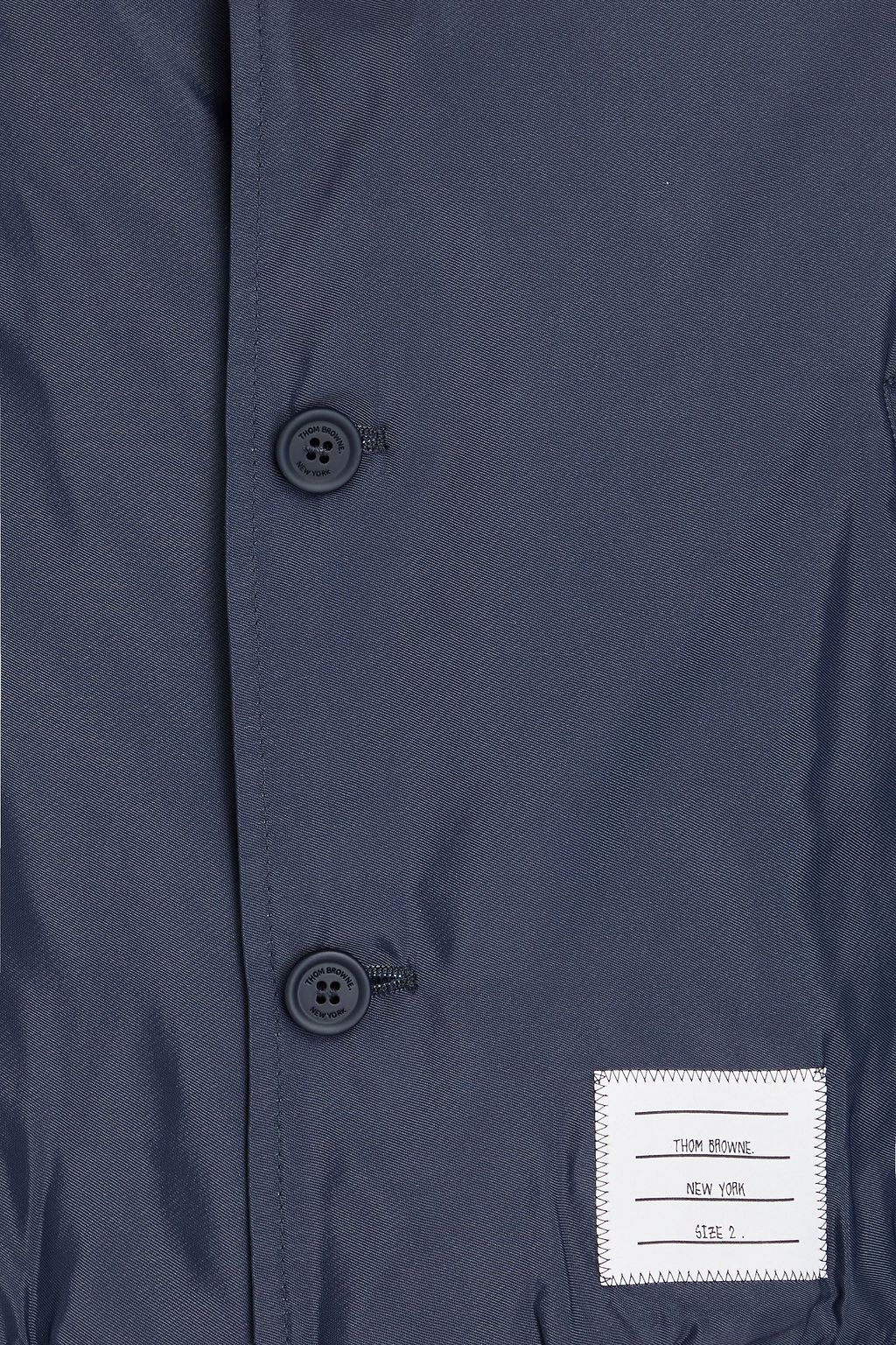 THOM BROWNE Striped shell jacket