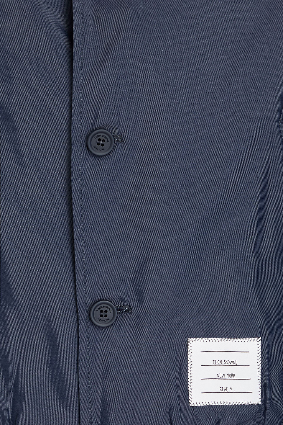 Thom Browne 4-bar Stripe Solid Swim Tech Jacket In Navy