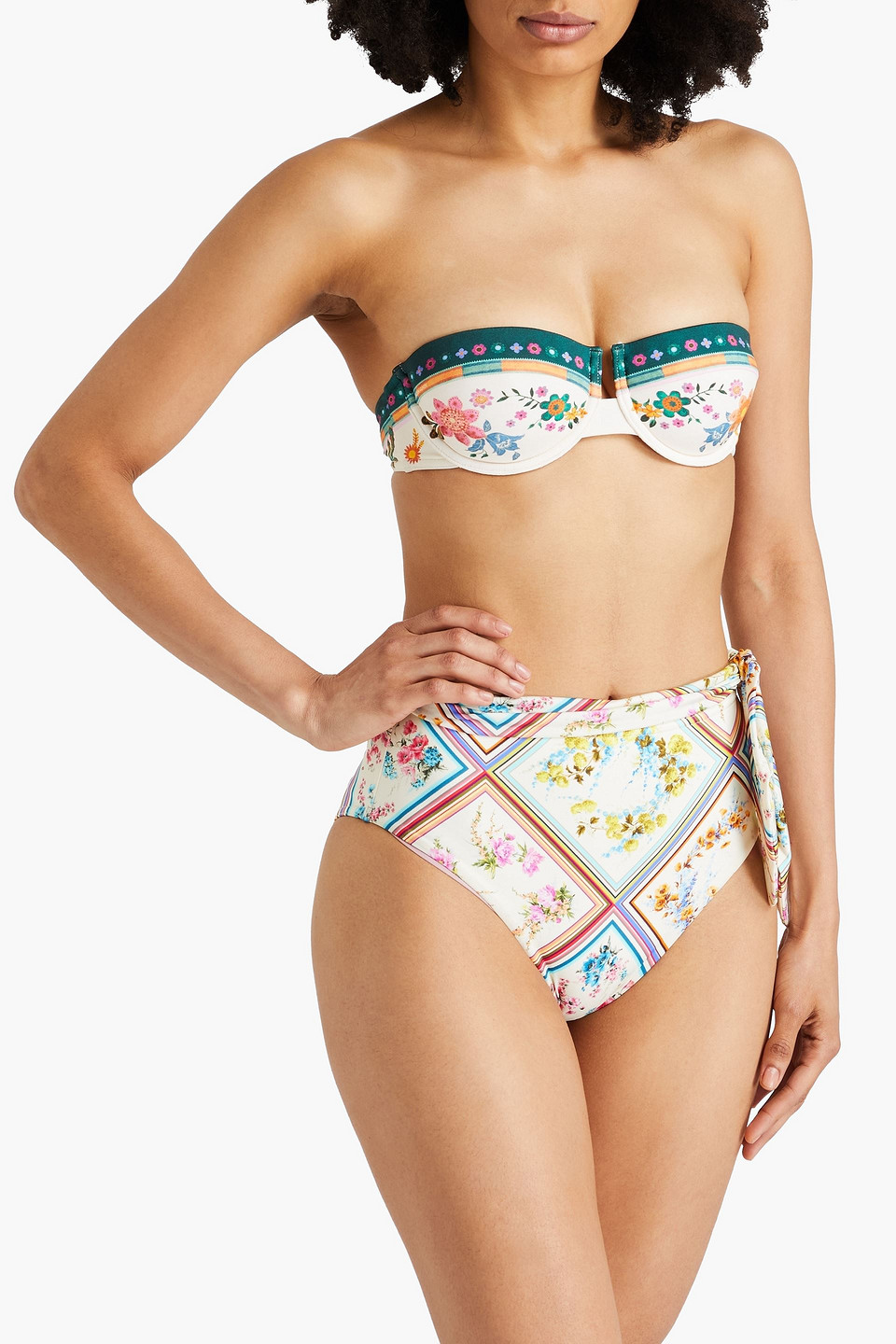 Zimmermann Ginger Balconette Bra In Ecru