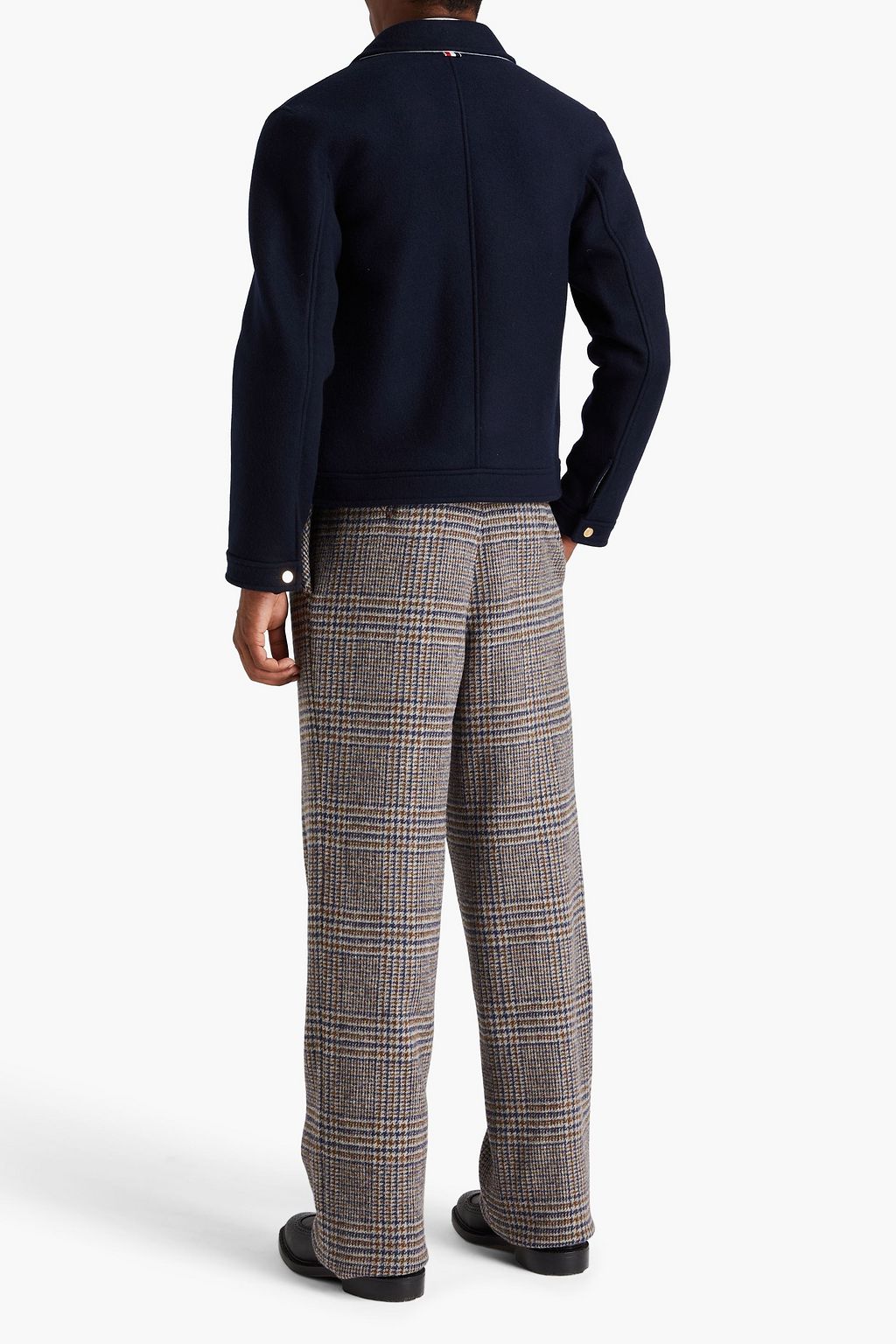 THOM BROWNE 캐시미어 펠트 재킷