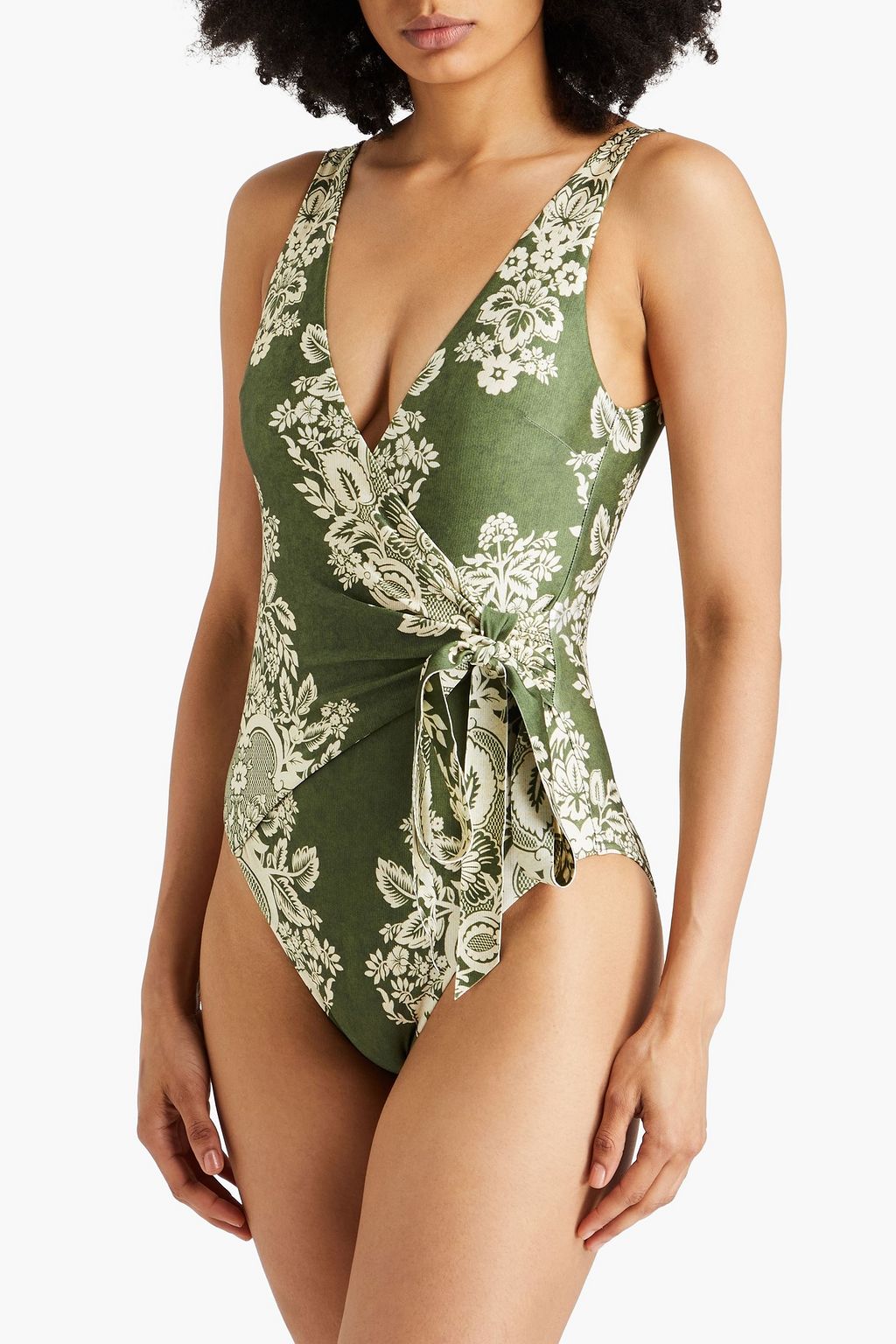ZIMMERMANN Floral print swimsuit THE OUTNET