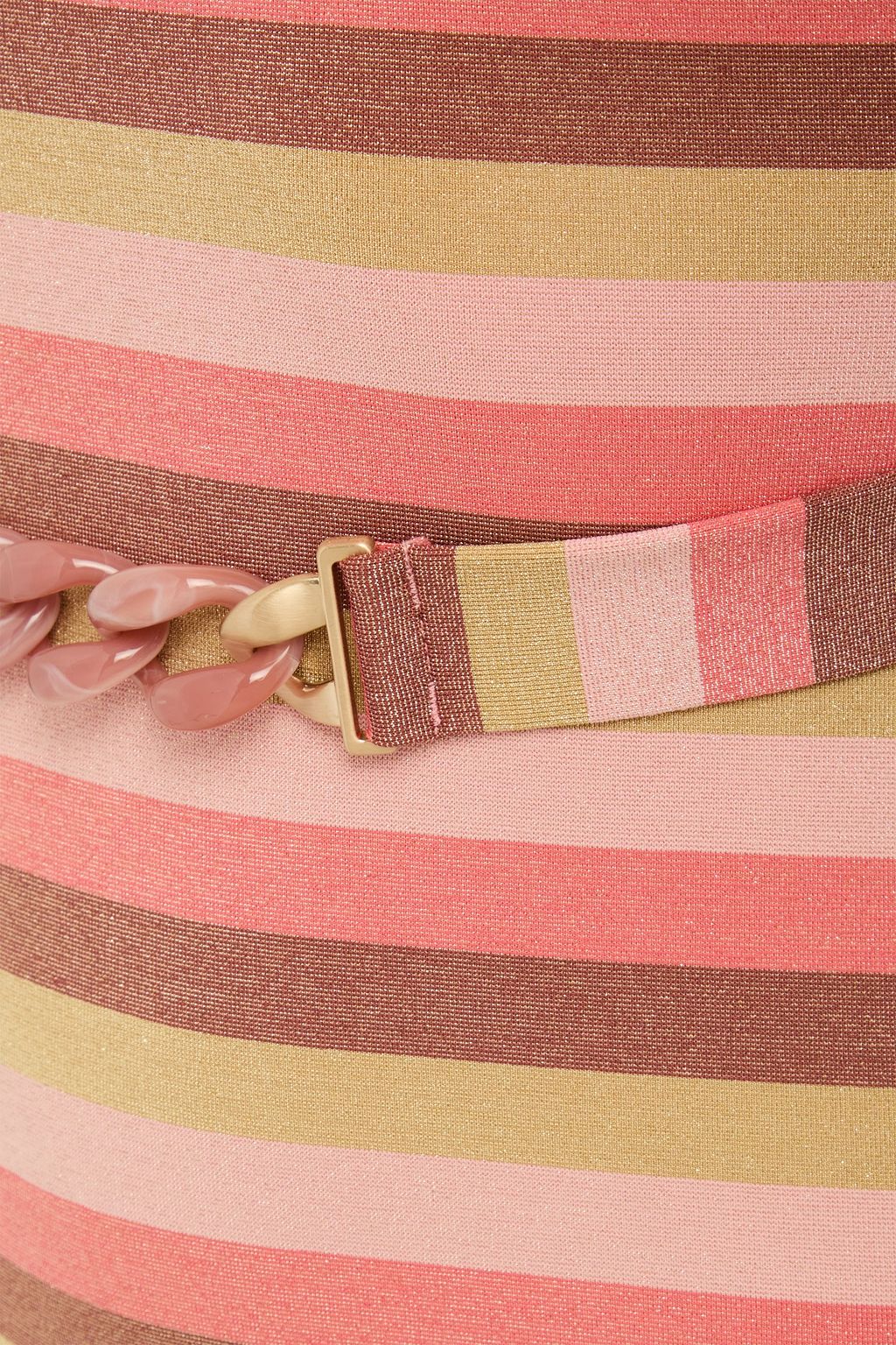 ZIMMERMANN لباس سباحة بتصميم مخطط