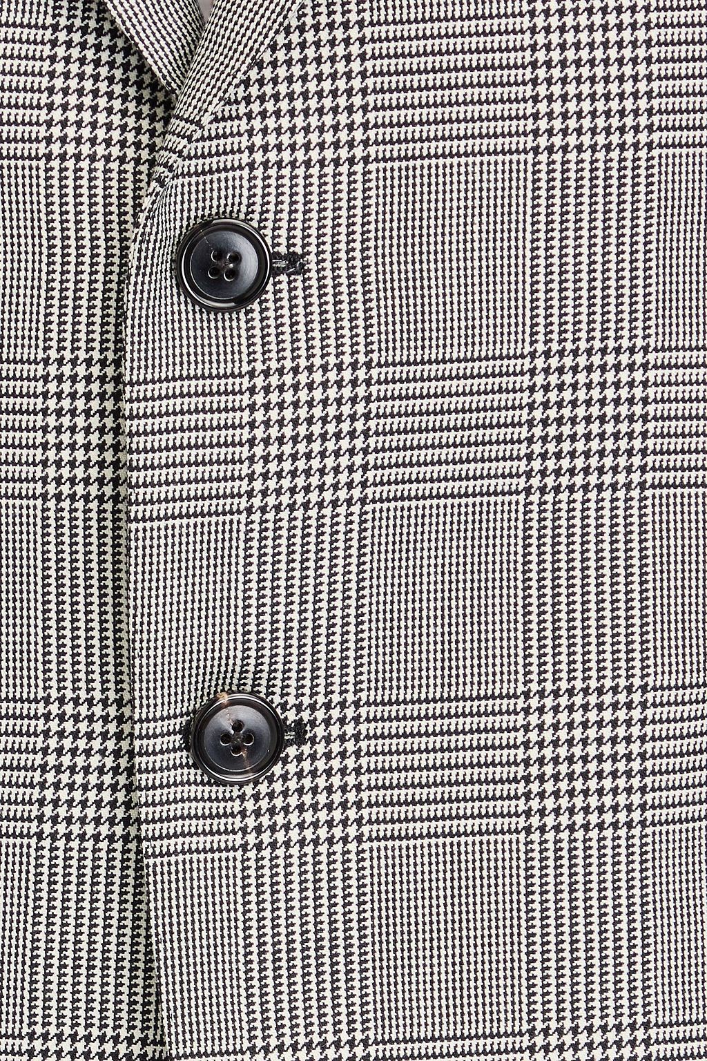 THOM BROWNE Gestreifter Blazer aus Wolle mit Glencheck-Muster