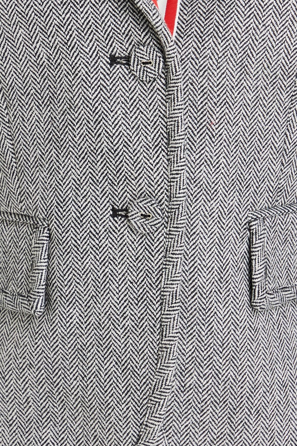 THOM BROWNE Blazer aus Wolle mit Fischgratmuster
