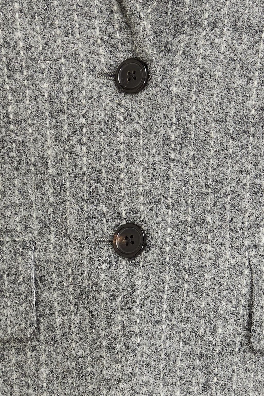 THOM BROWNE Blazer aus Woll-Tweed mit Nadelstreifen