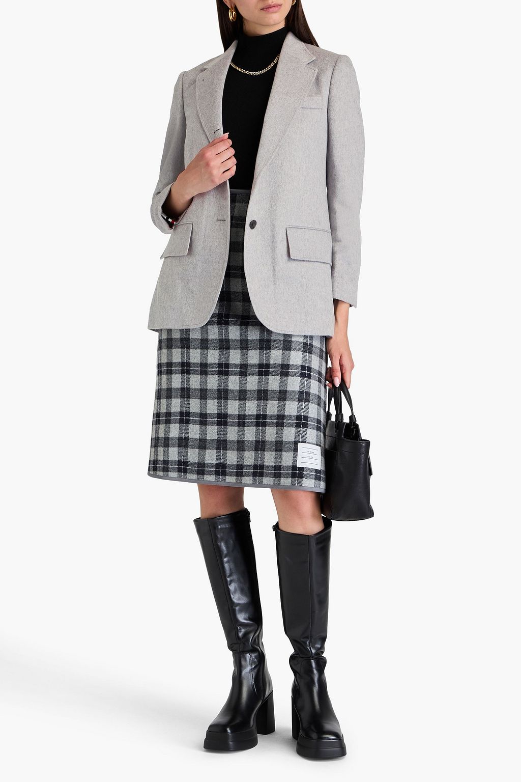 THOM BROWNE بليزر من كشمير اللبّاد