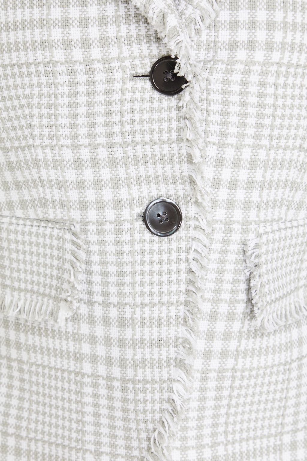 THOM BROWNE Checked cotton-tweed blazer