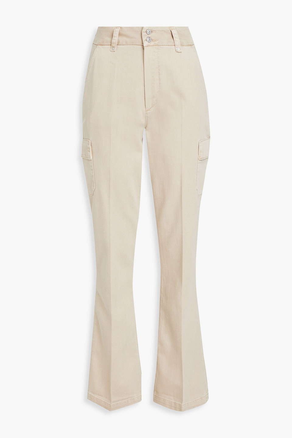 Paige - Dion mid-rise flared jeans - Neutral - 27