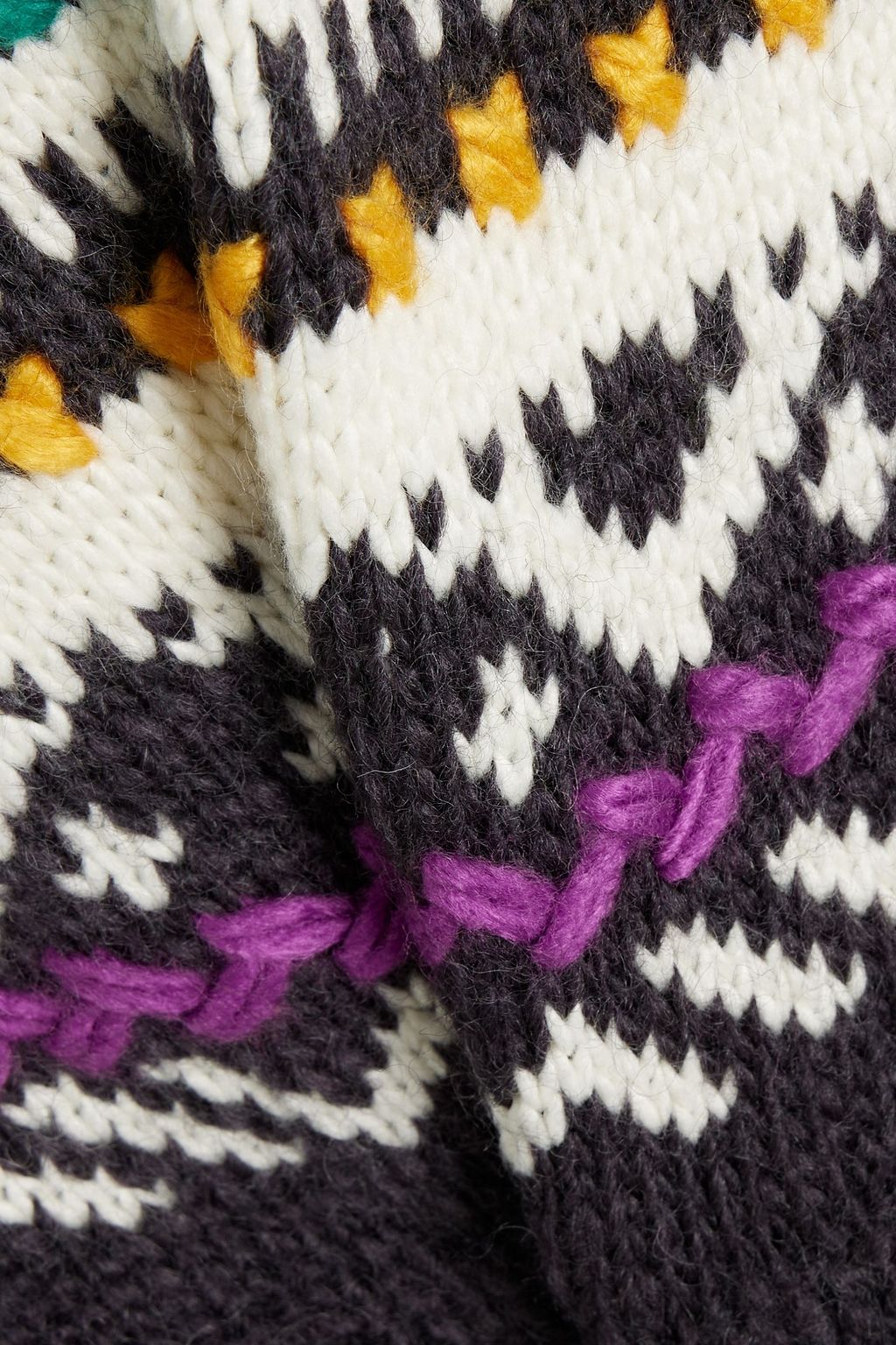 ISABEL MARANT Gerald Fair Isle wool-blend sweater