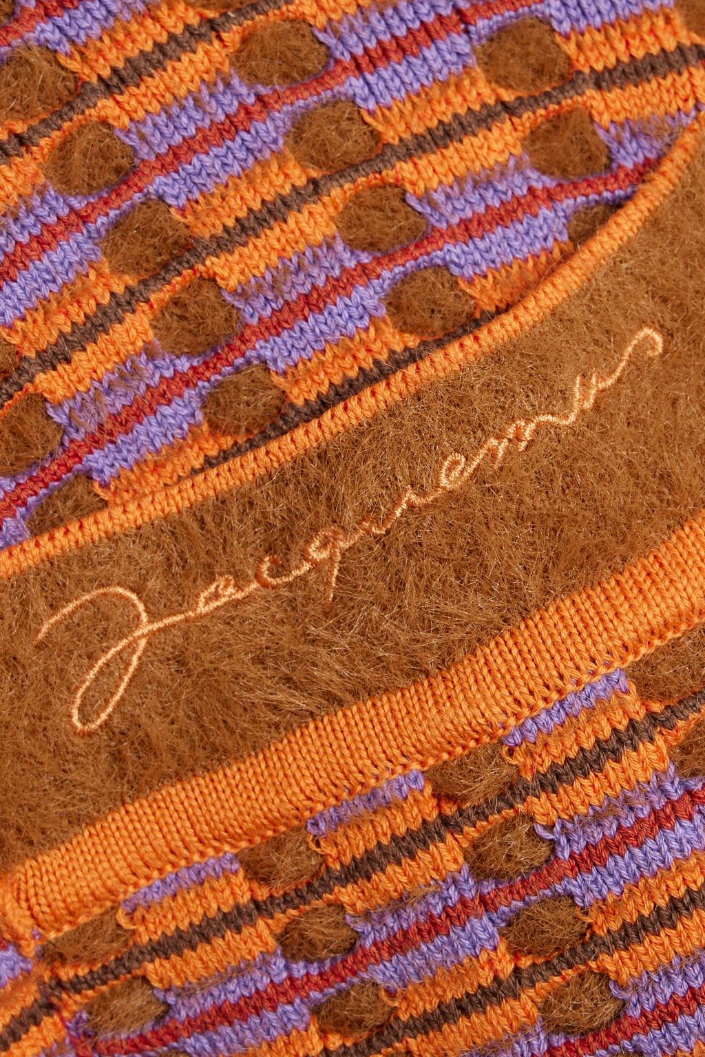 JACQUEMUS 자카드 니트 코튼 혼방 카디건