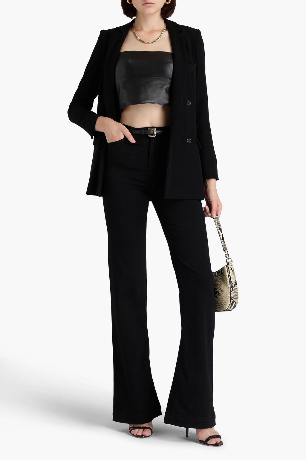 PAIGE High-rise flared jeans