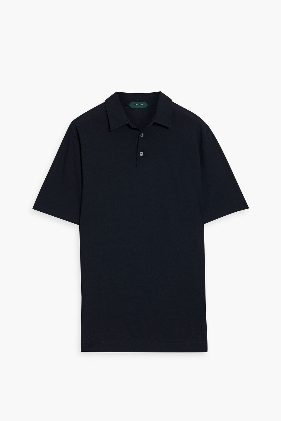 Slowear Zanone Cotton-jersey Polo Shirt In Navy