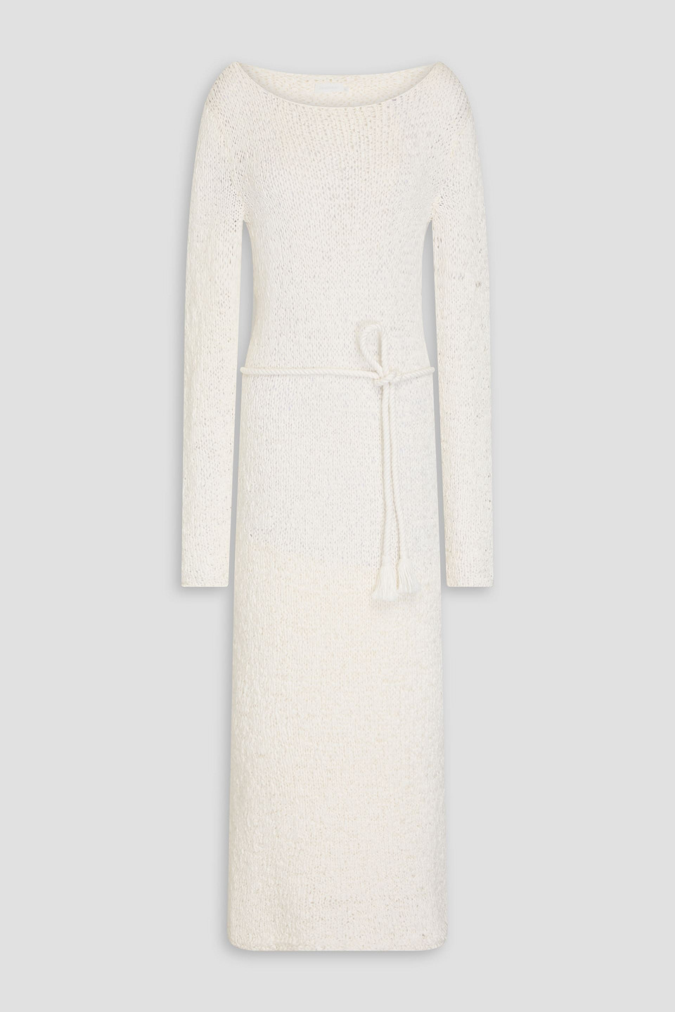 Zimmermann Midikleid Aus Lochstrick Aus Einer Baumwollmischung In Elfenbein