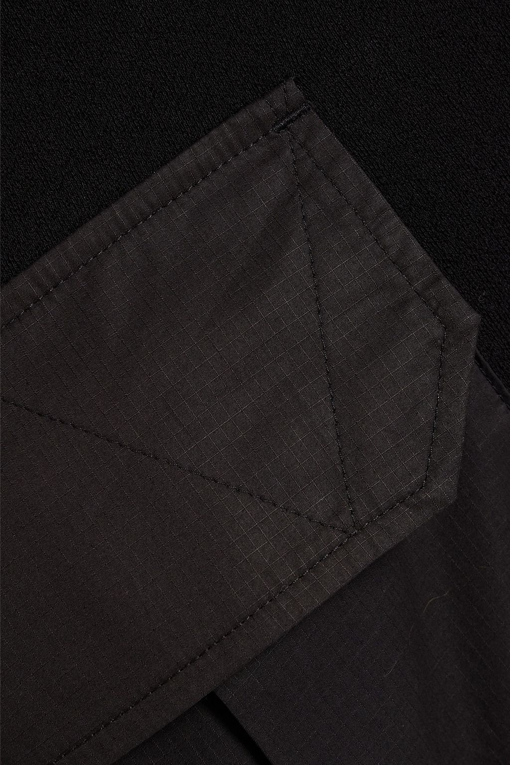Y-3 Shell-paneled cotton-jersey T-shirt