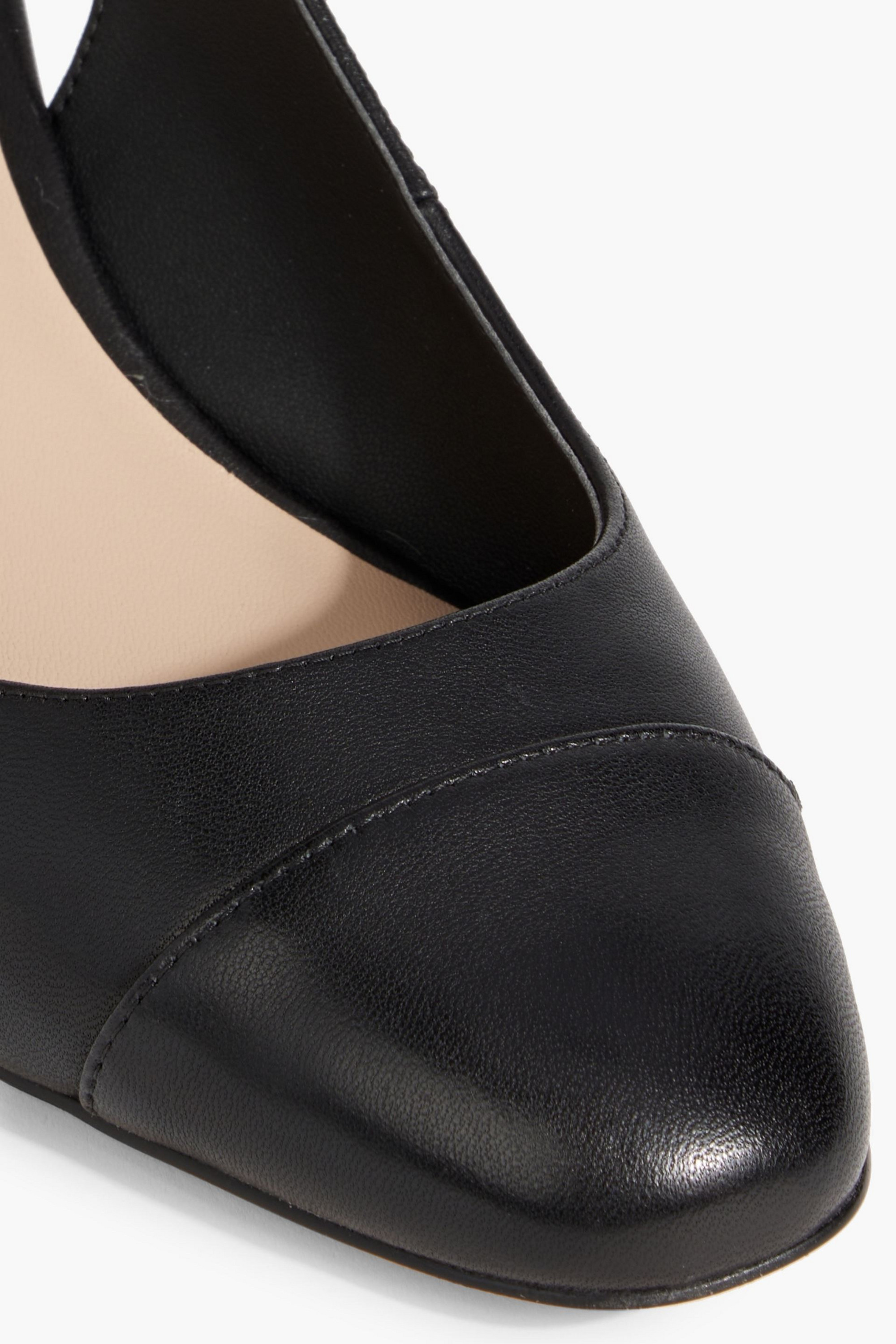 Stuart Weitzman Milla 55 leather slingback pumps thumbnail