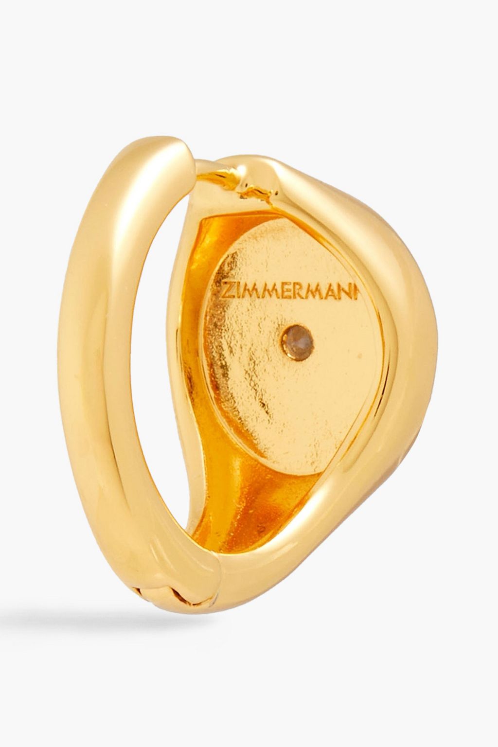 ZIMMERMANN Gold-tone crystal single earring