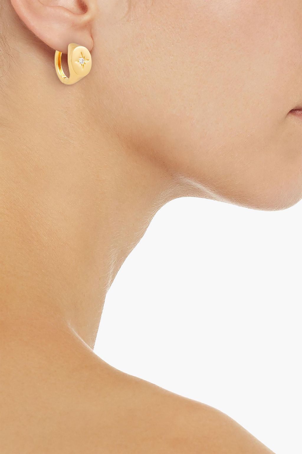 ZIMMERMANN Gold-tone crystal single earring