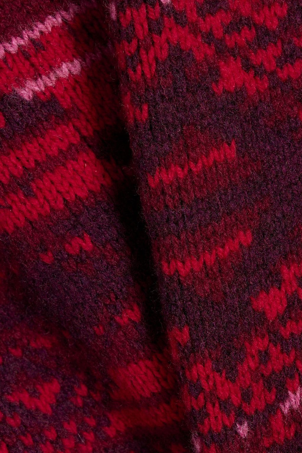 ISABEL MARANT Intarsia wool-blend sweater