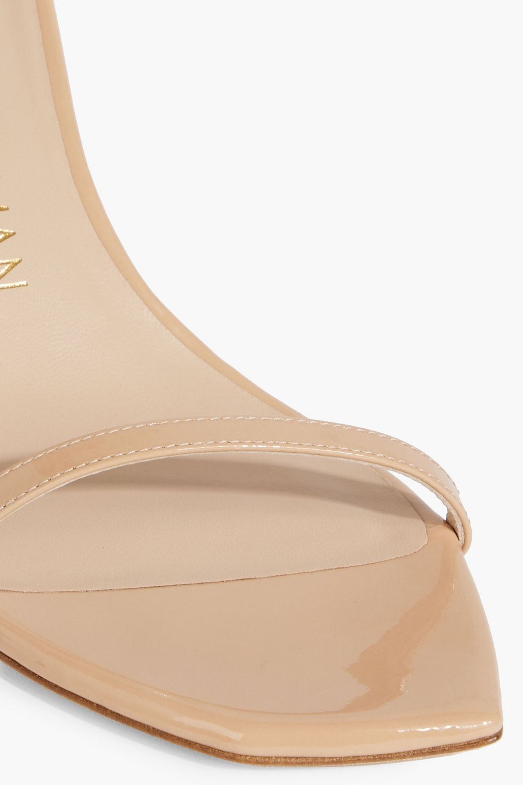 STUART WEITZMAN パテントレザー サンダル