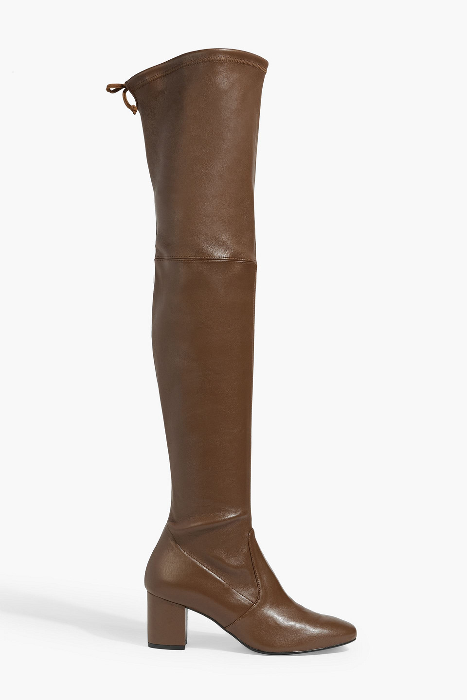 Stuart Weitzman Genna 60 City glossed leather thigh boots Smart Closet