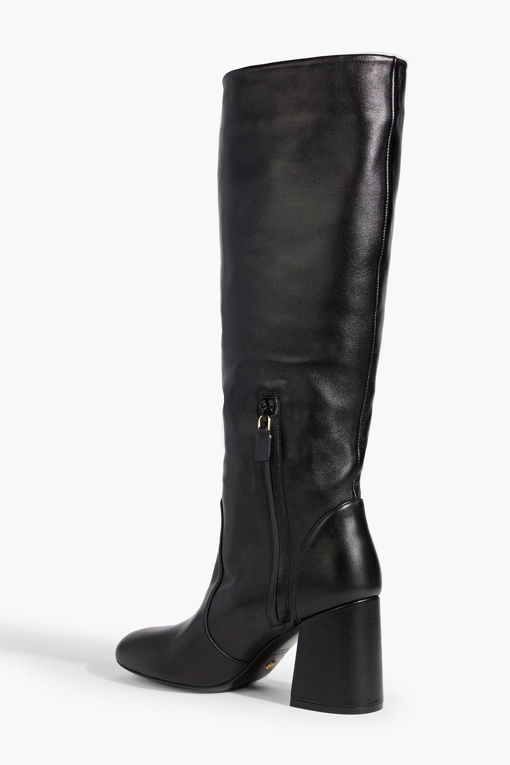 STUART WEITZMAN Glossed-leather knee boots