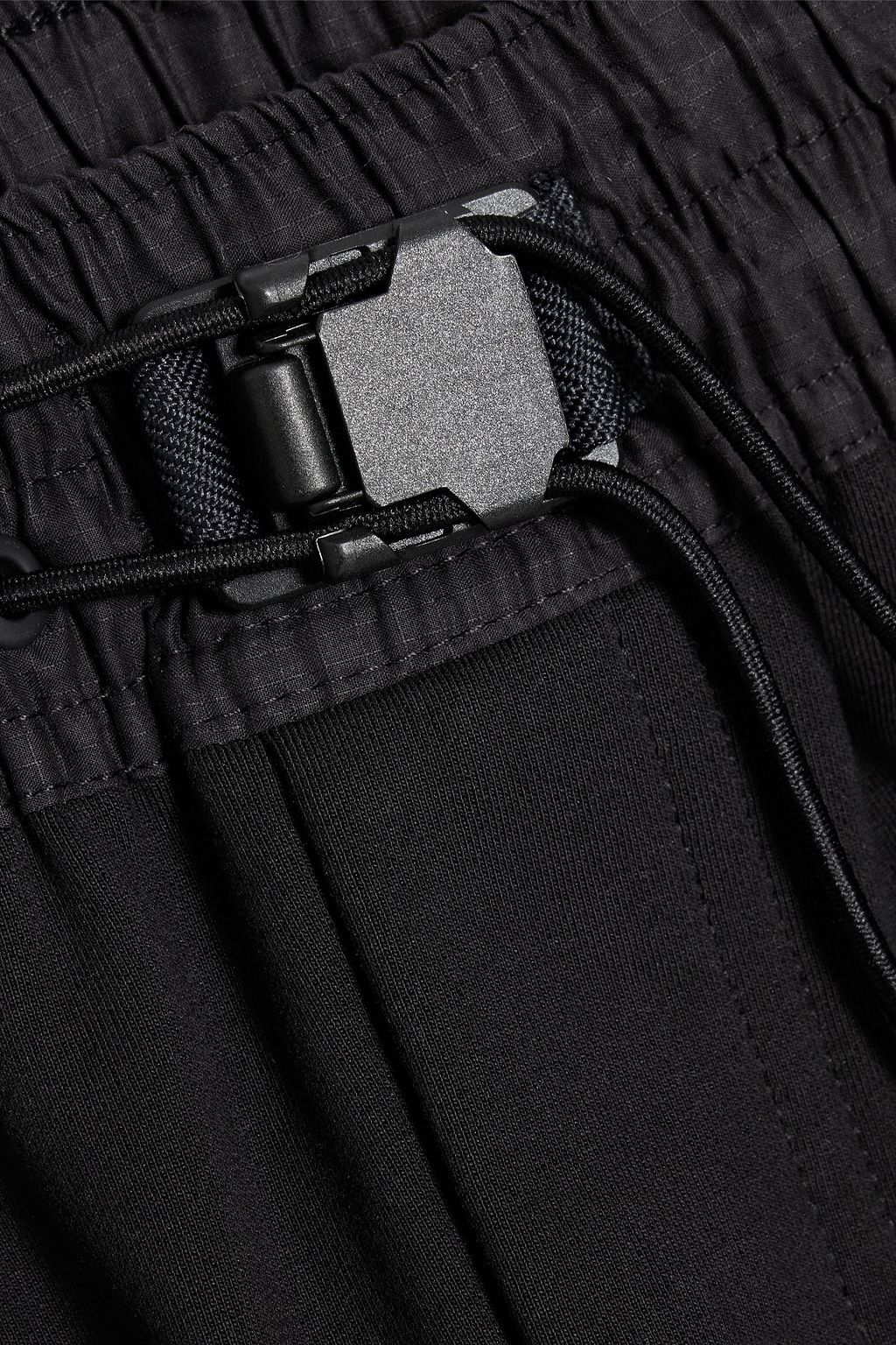 Y-3 Wool-blend drawstring shorts