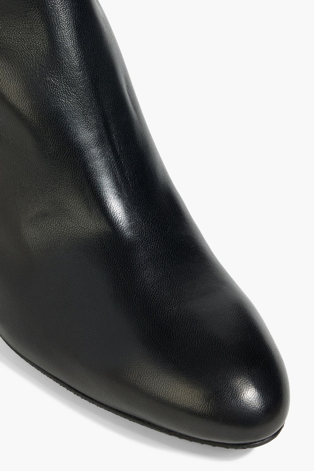 STUART WEITZMAN بوت بطول أعلى الركبة من الجلد وميكرو ستريتش