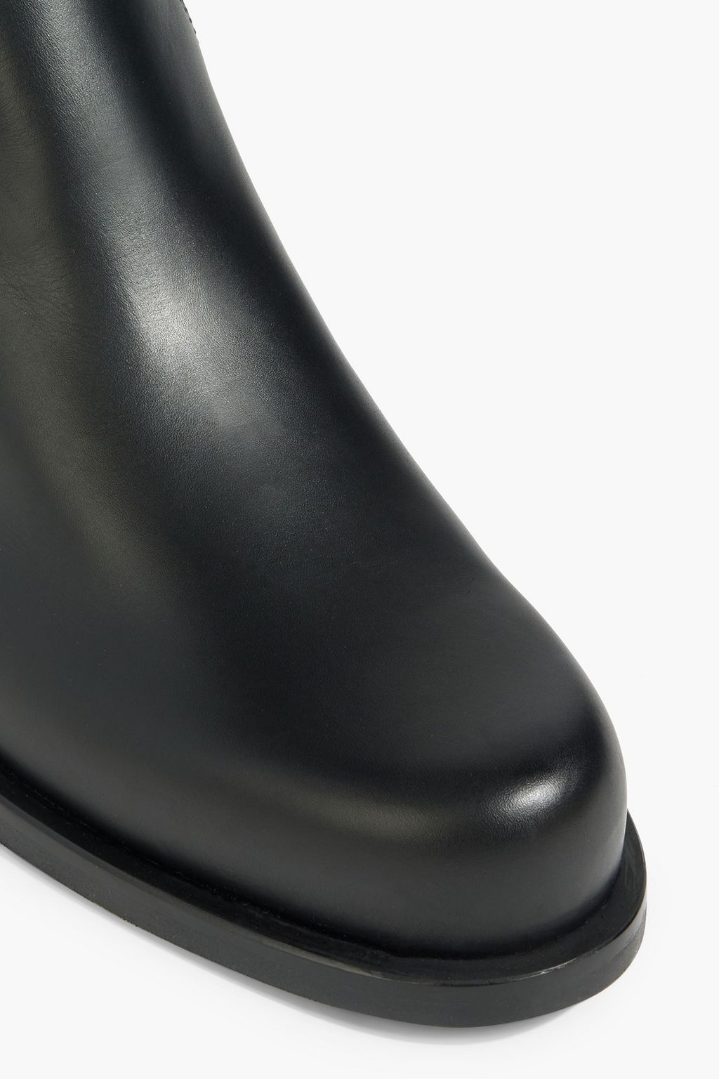 STUART WEITZMAN Reserve Bold microstretch and leather over-the-knee boots