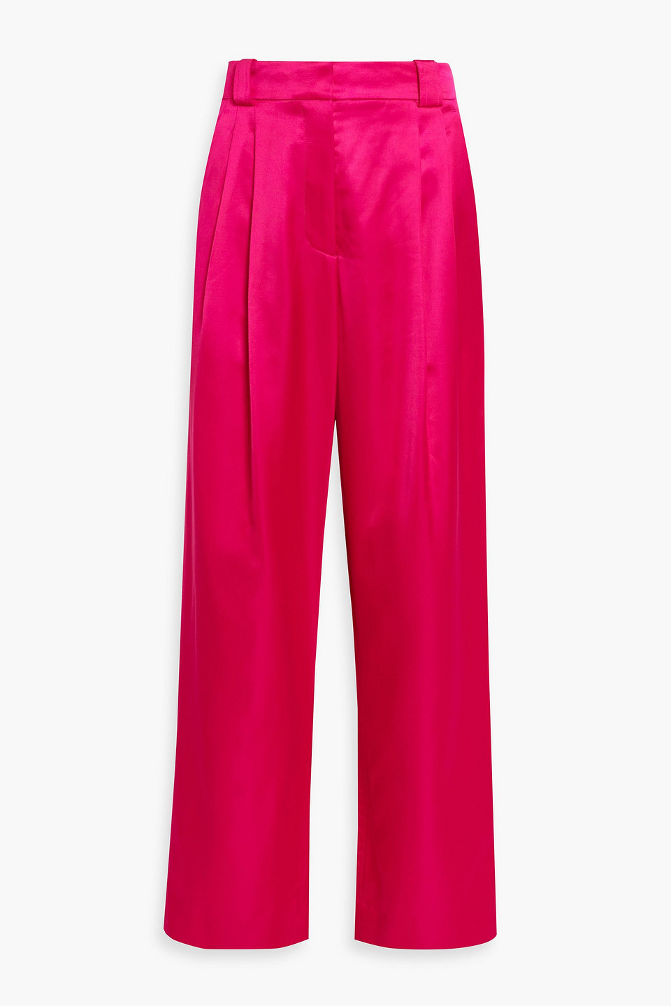 A.l.c Fynn Satin Wide-leg Pants In Fuchsia