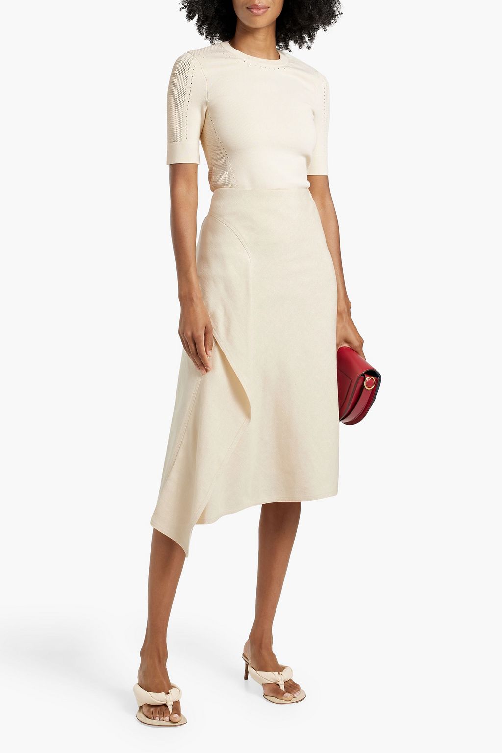 A.L.C. Nash pointelle-knit top