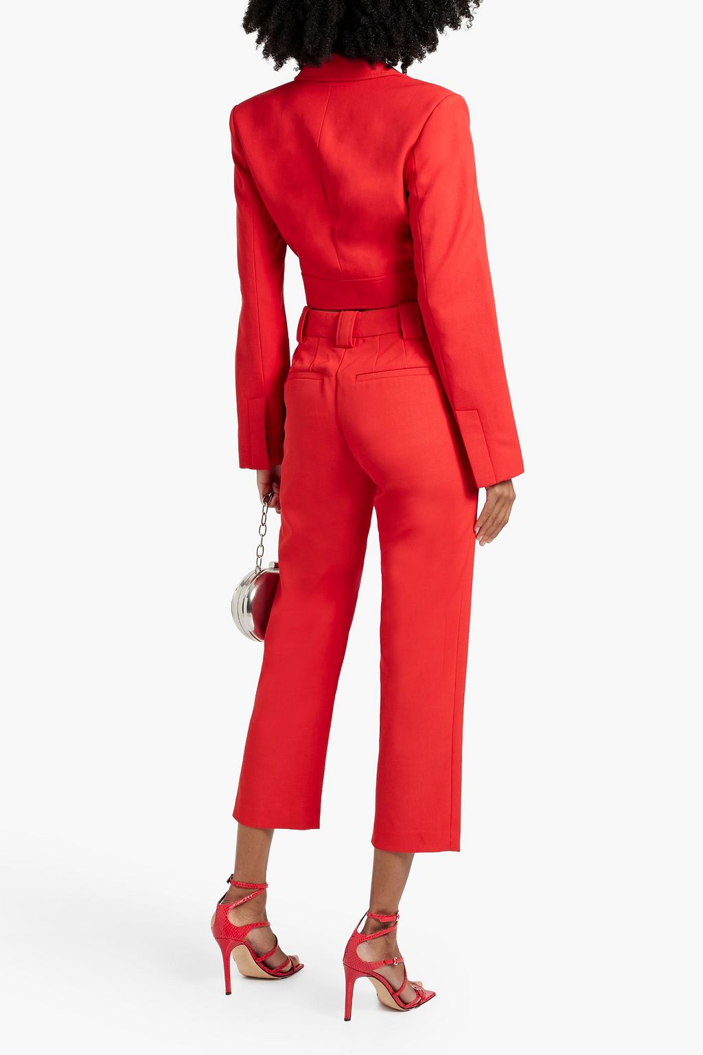 A.L.C. Foster cropped twill straight-leg pants