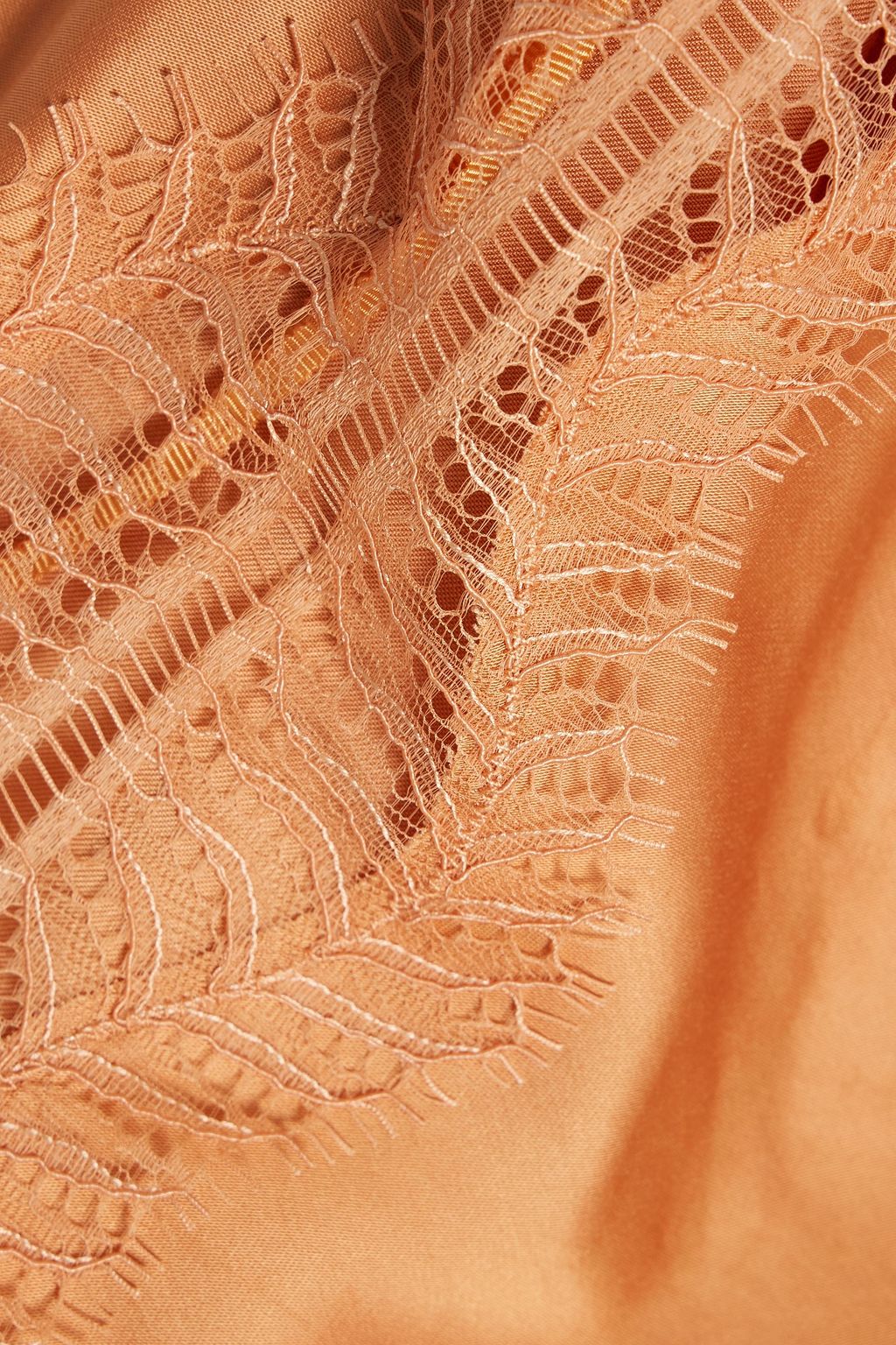 A.L.C. Sandy lace-trimmed satin camisole