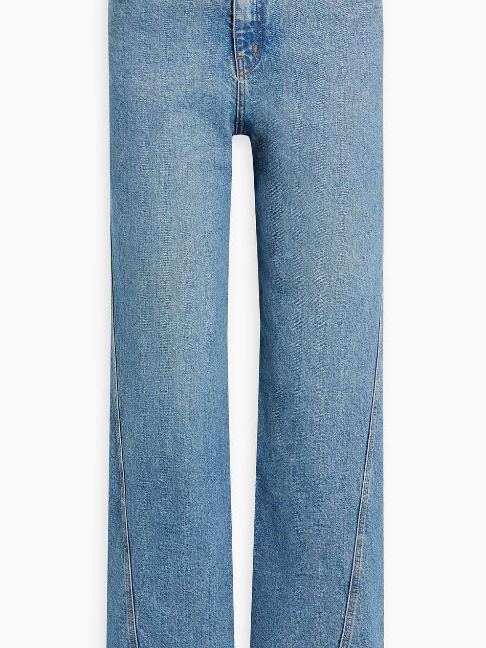 abbott high-rise straight-leg jeans