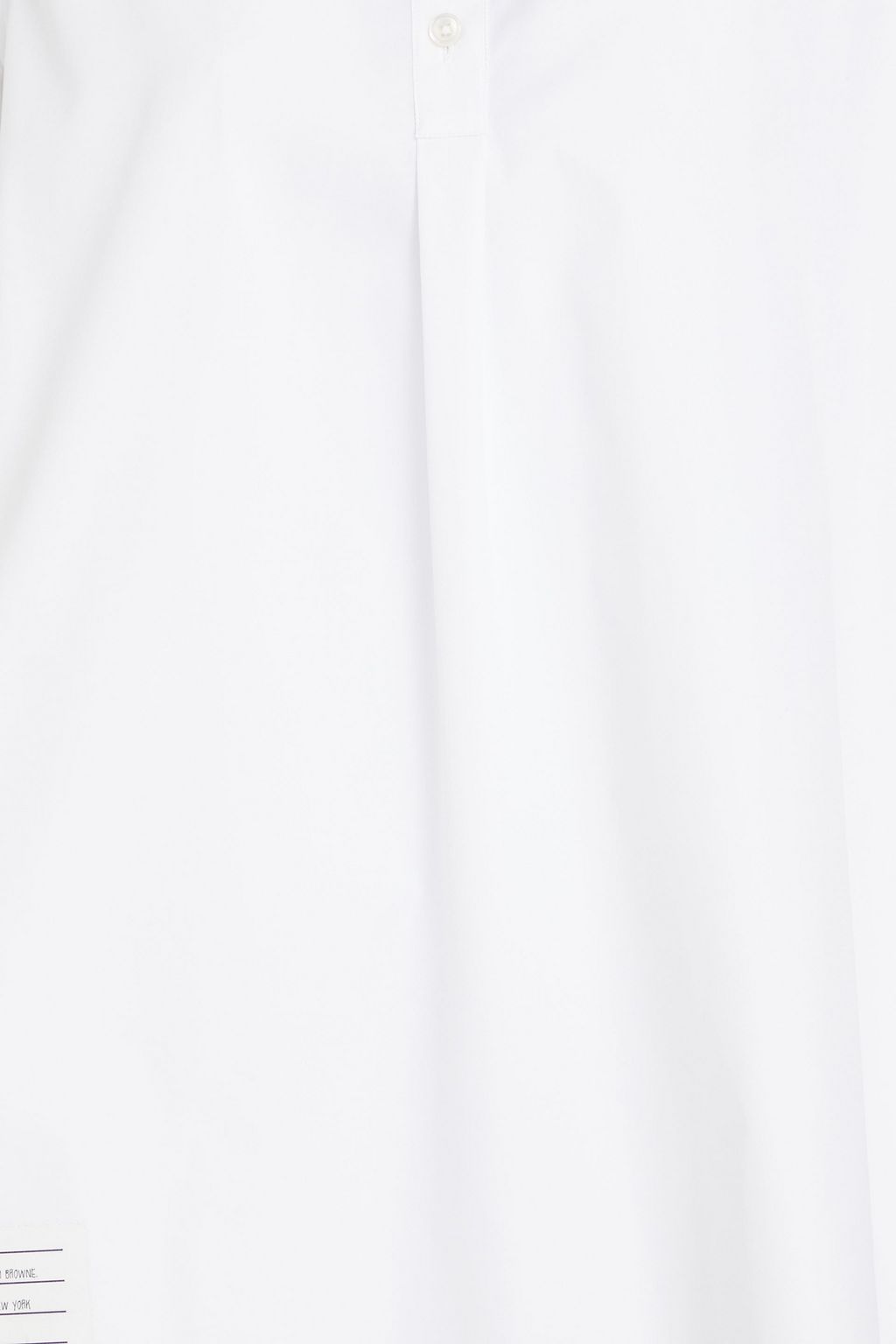 THOM BROWNE Cotton-poplin mini shirt dress