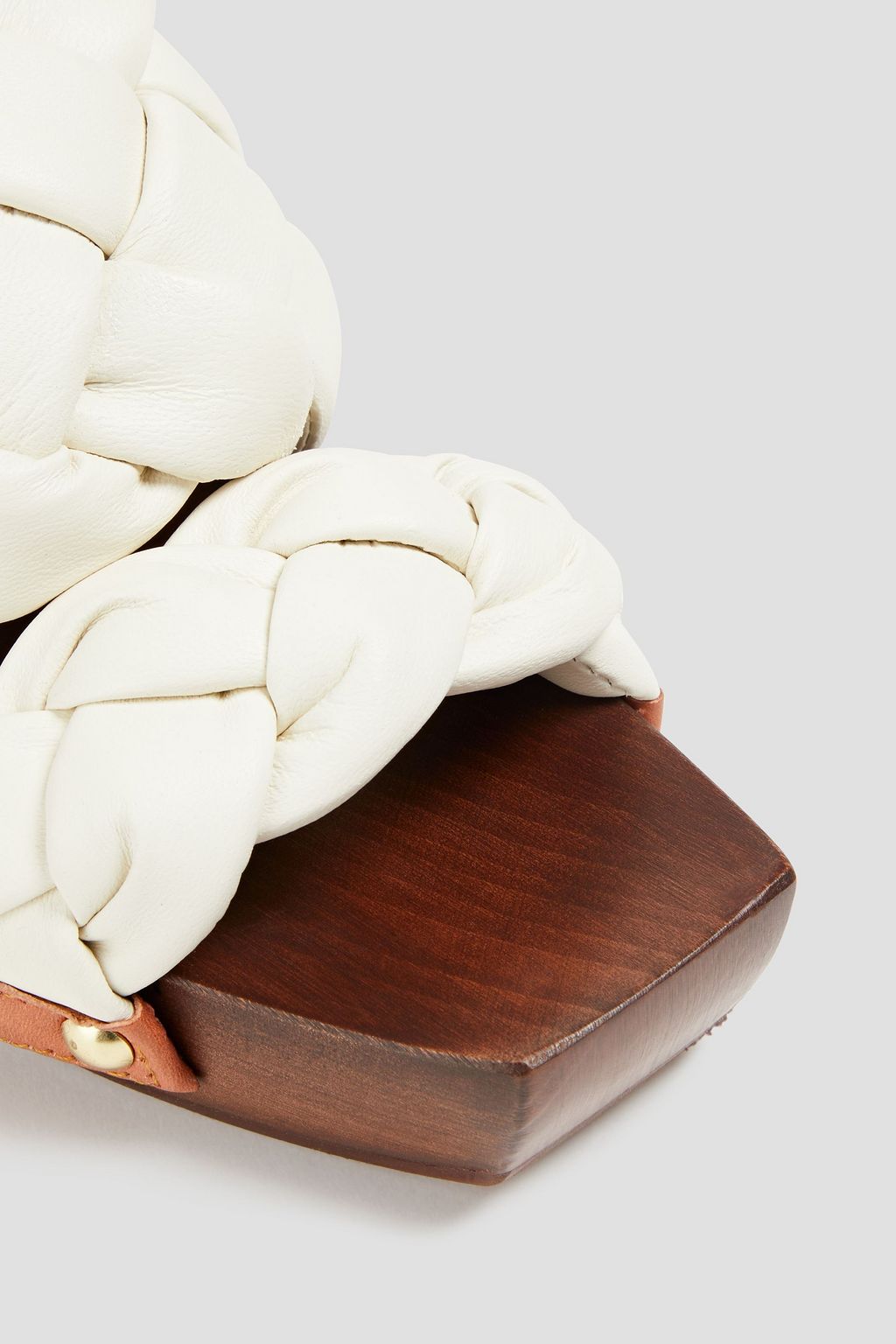 ZIMMERMANN Woven leather platform clogs