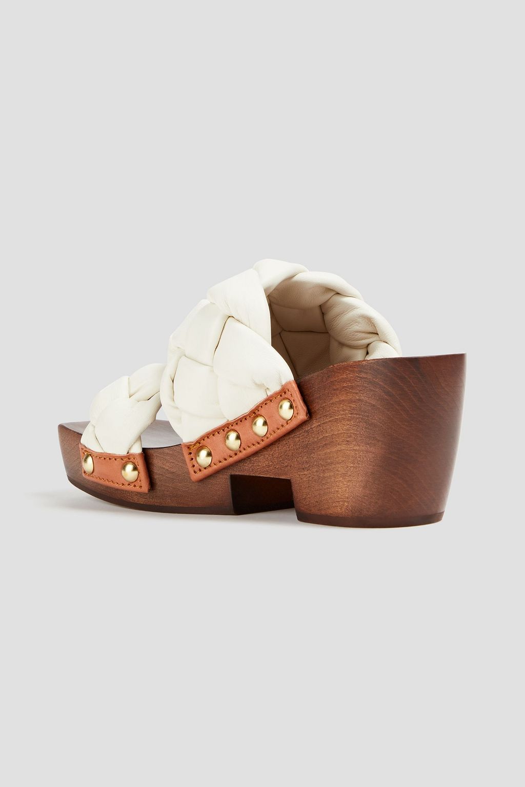 ZIMMERMANN Woven leather platform clogs