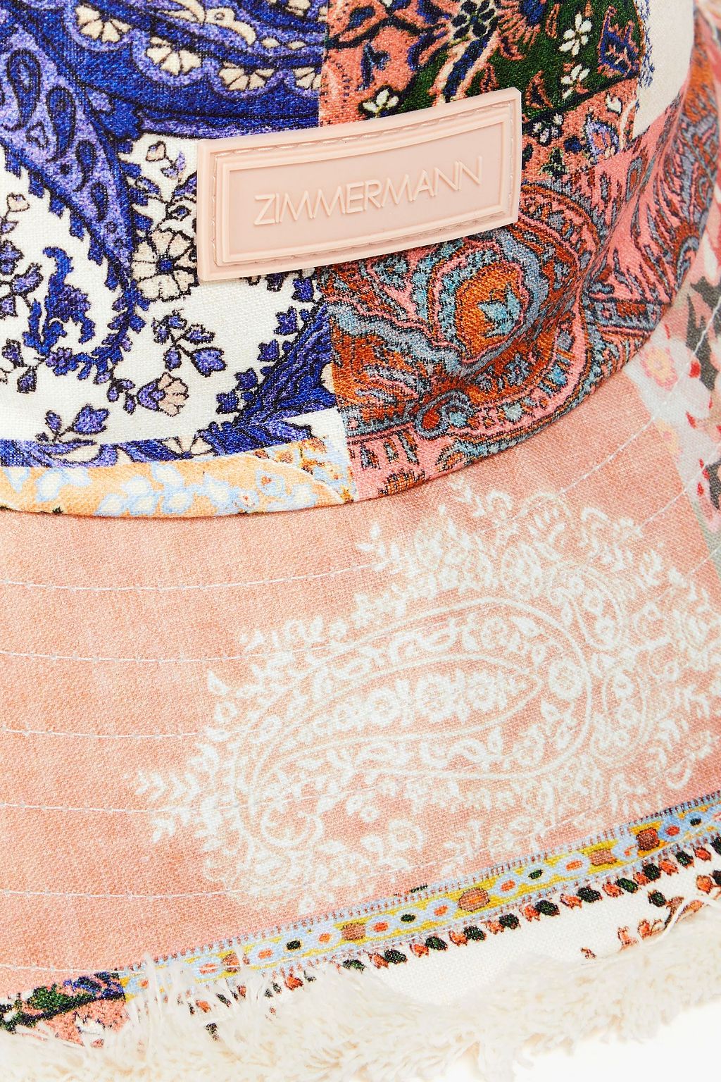 ZIMMERMANN Paisley-print linen-canvas bucket hat