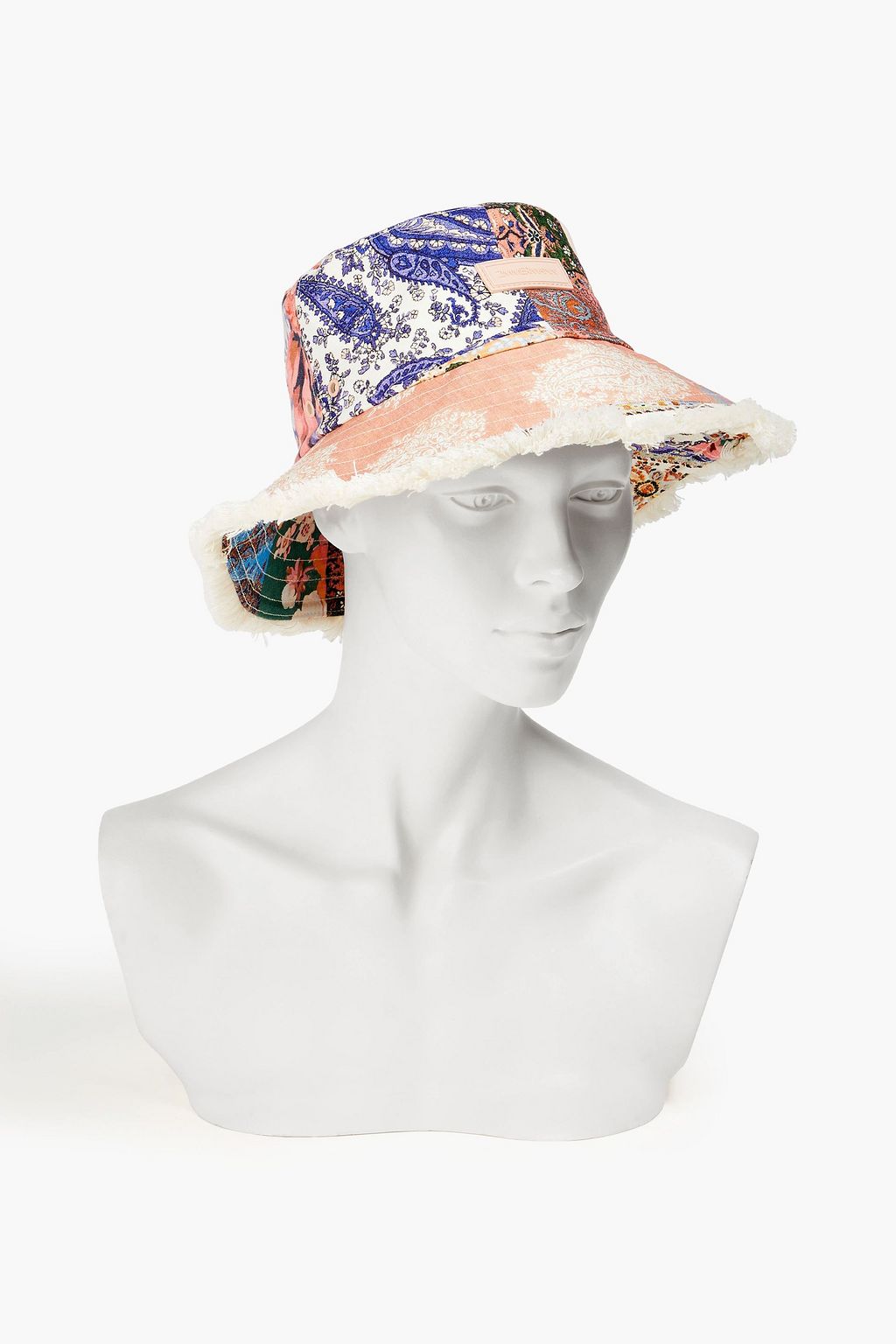 ZIMMERMANN Paisley-print linen-canvas bucket hat