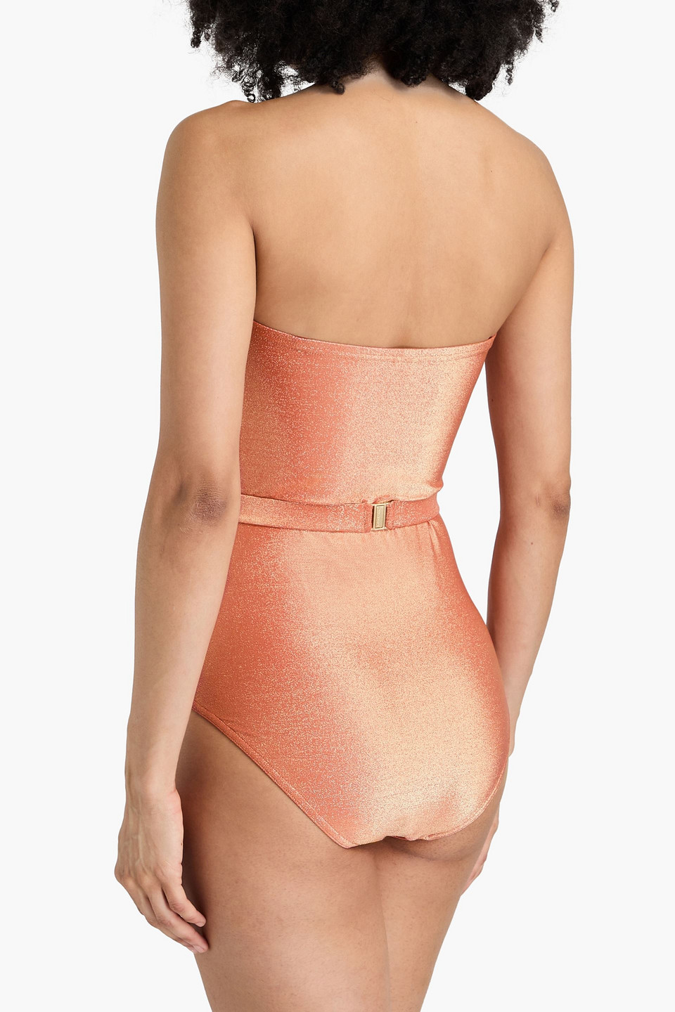  Zimmermann - Devi Bandeau-badeanzug Mit Gürtel - Orange - 0 