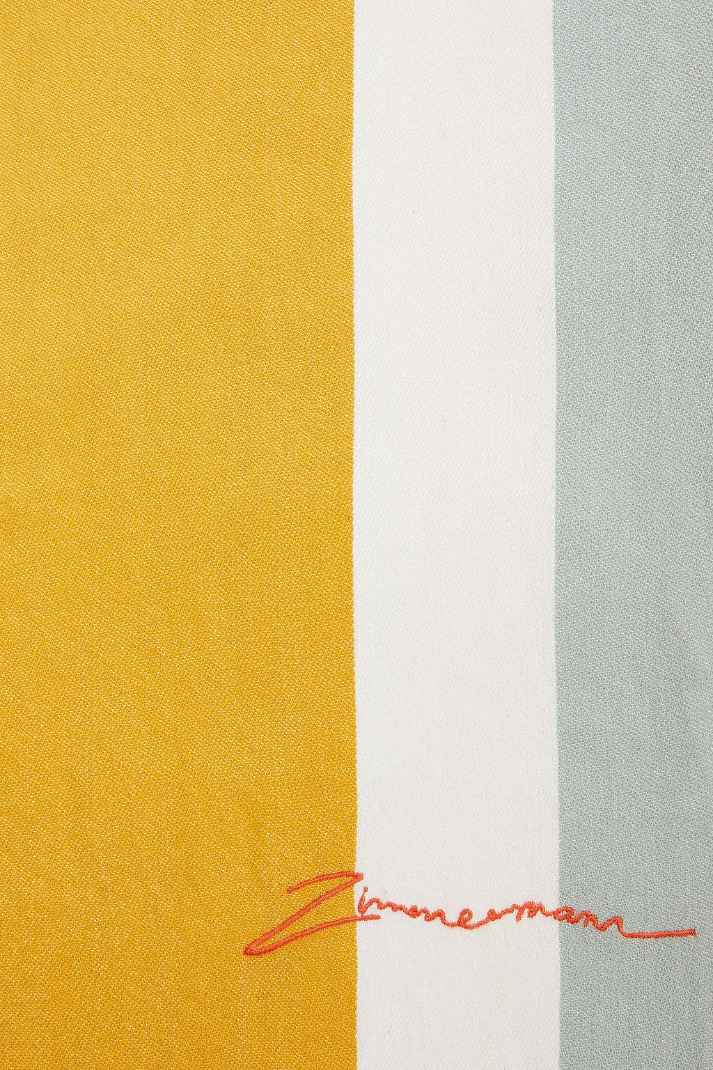 ZIMMERMANN Striped cotton-jacquard towel