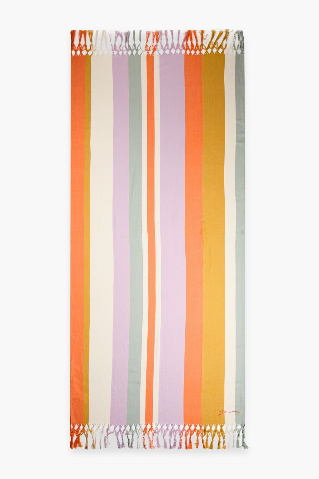 ZIMMERMANN Striped cotton-jacquard towel