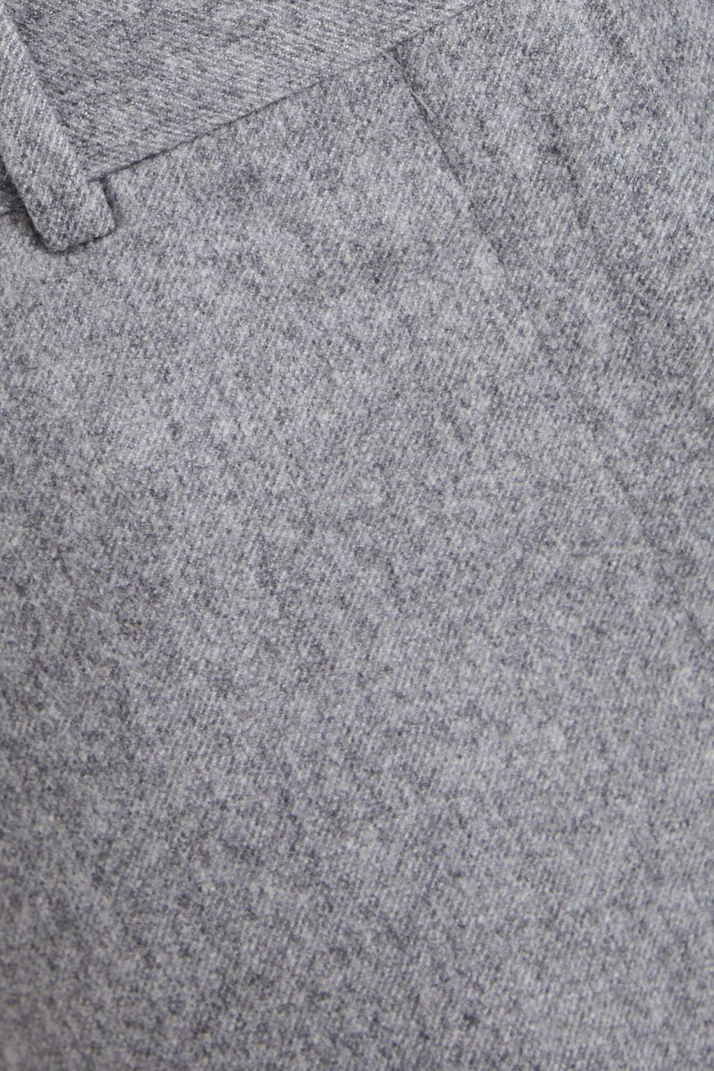 THOM BROWNE Hose mit geradem Bein aus Twill aus einer Woll-Kaschmirmischung