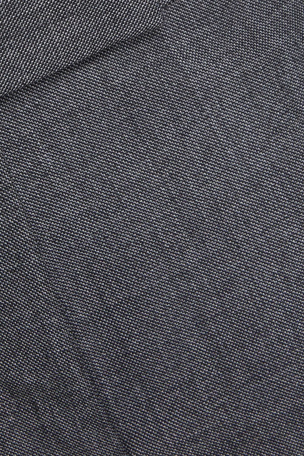 THOM BROWNE Cropped wool-twill slim-leg pants