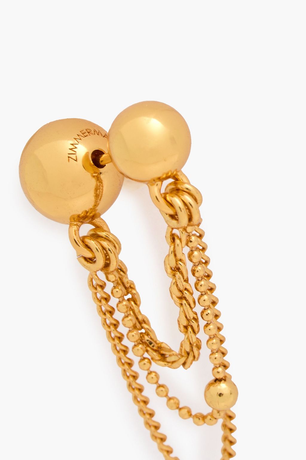 ZIMMERMANN Gold-tone stone ear threads