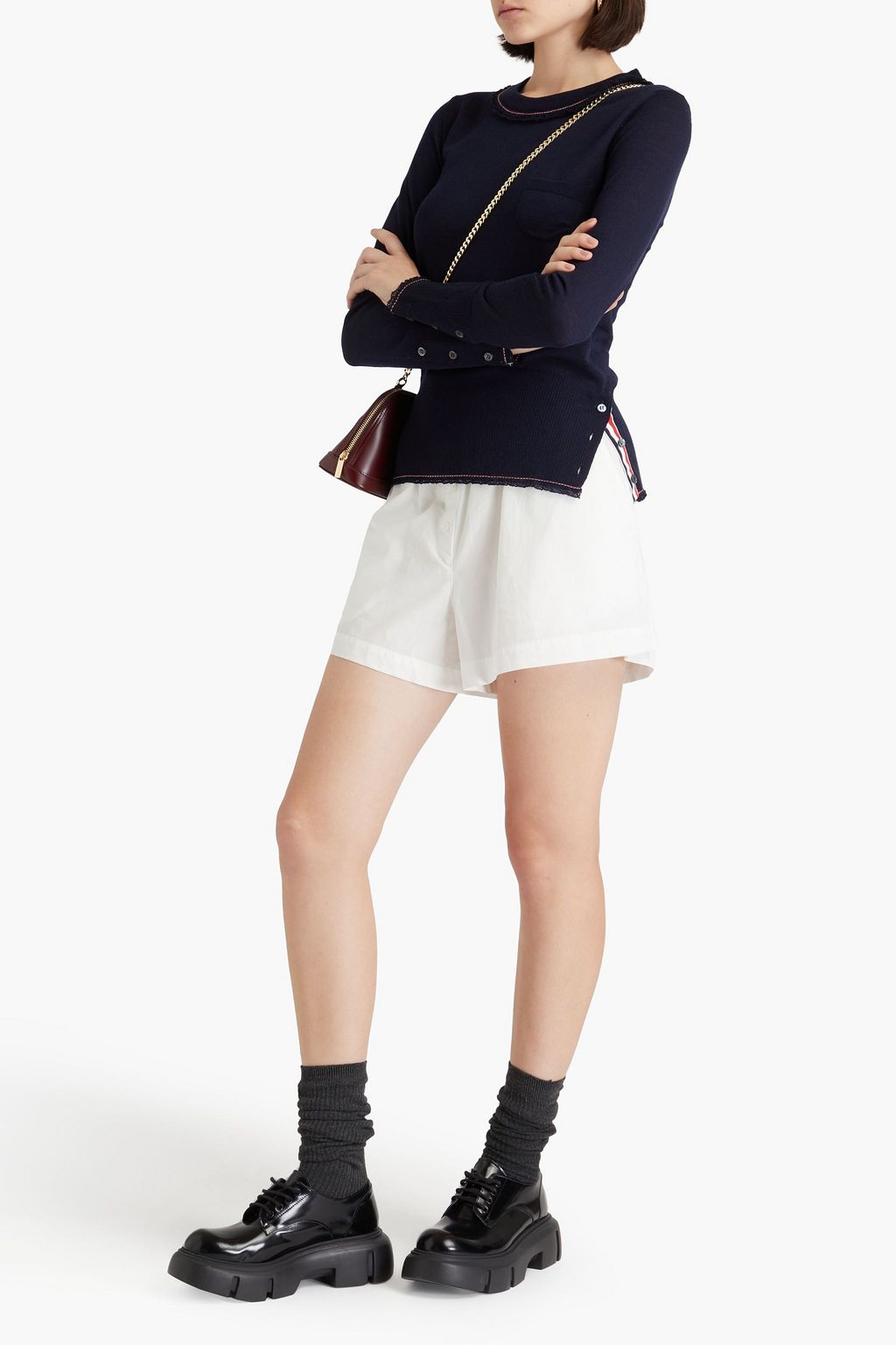 THOM BROWNE Wool sweater