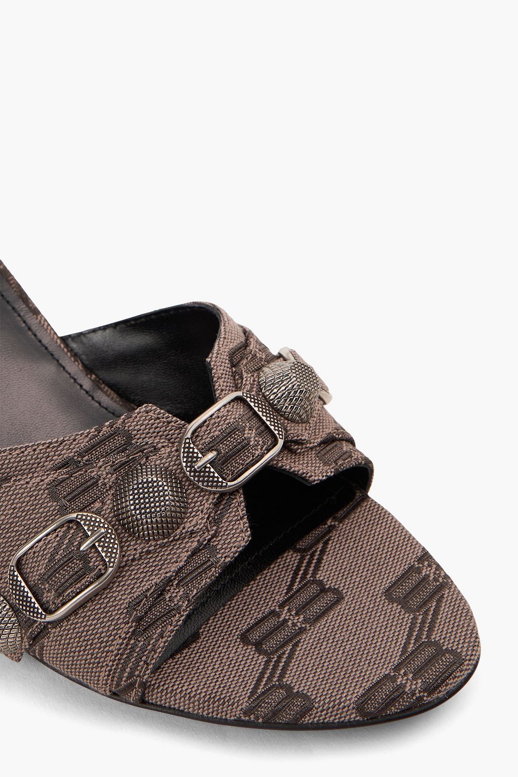 BALENCIAGA Embellished jacquard mules