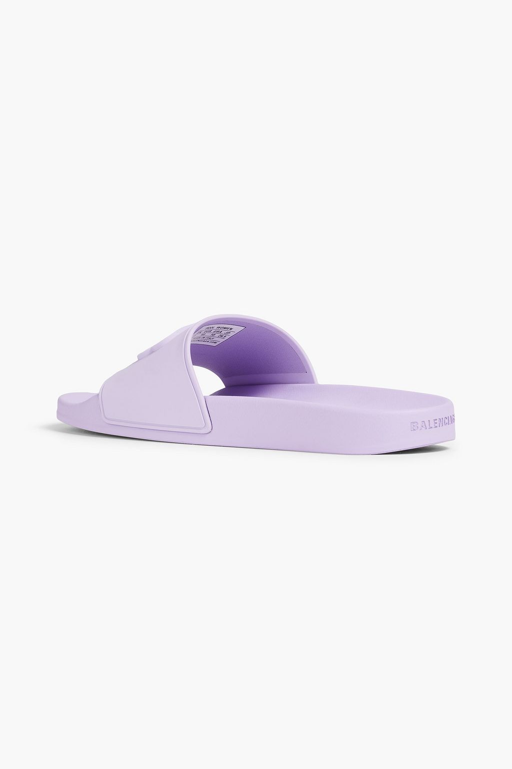 BALENCIAGA Embossed rubber slides