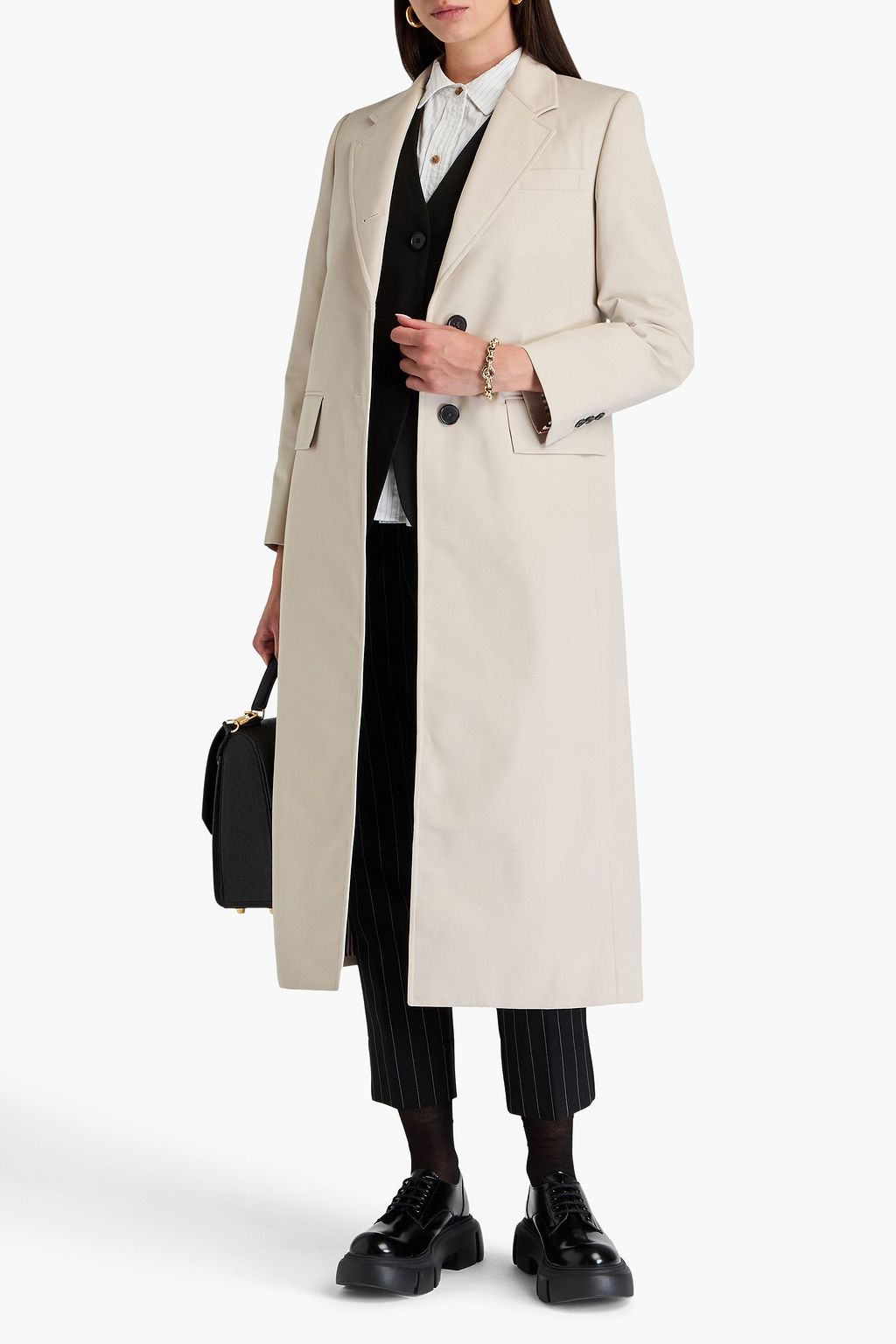 THOM BROWNE Twill coat