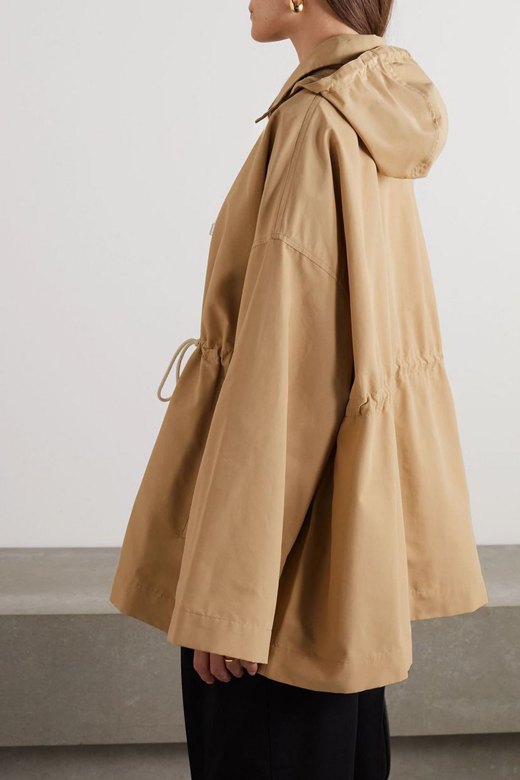 TOTEME Cotton-blend poplin hooded parka