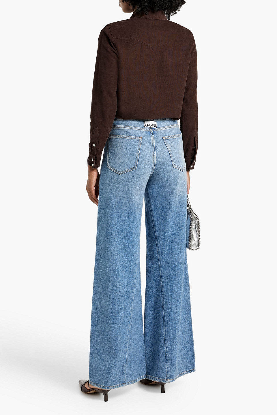 NILI LOTAN ANNIKA COTTON-CORDUROY SHIRT